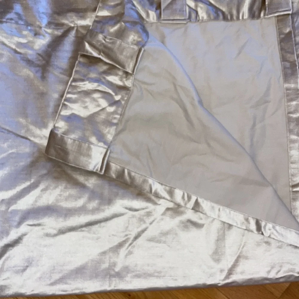 West Elm luster velvet curtain panels (4 panels in total)